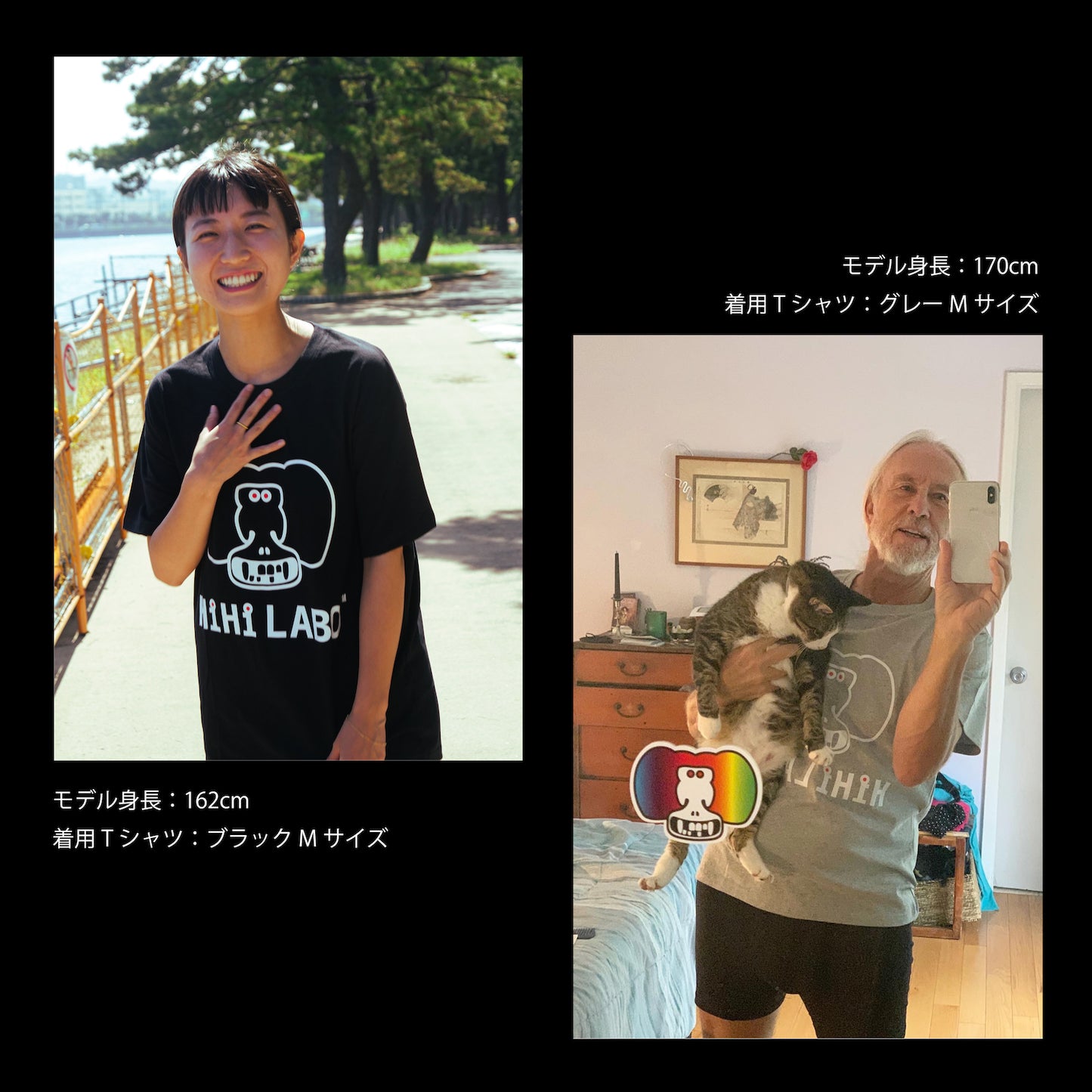 HiHi LABO Icon & Logo Print T-shirt