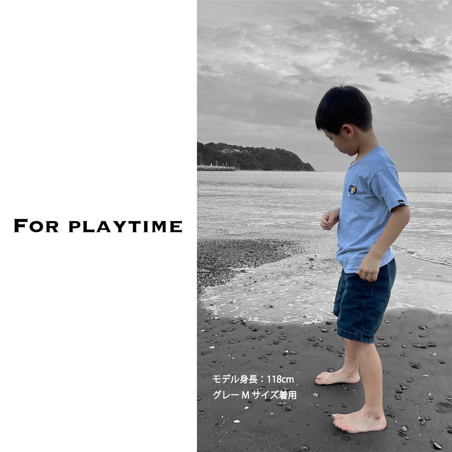 HiHi LABO Icon Embroidery T-shirt for kids/youth