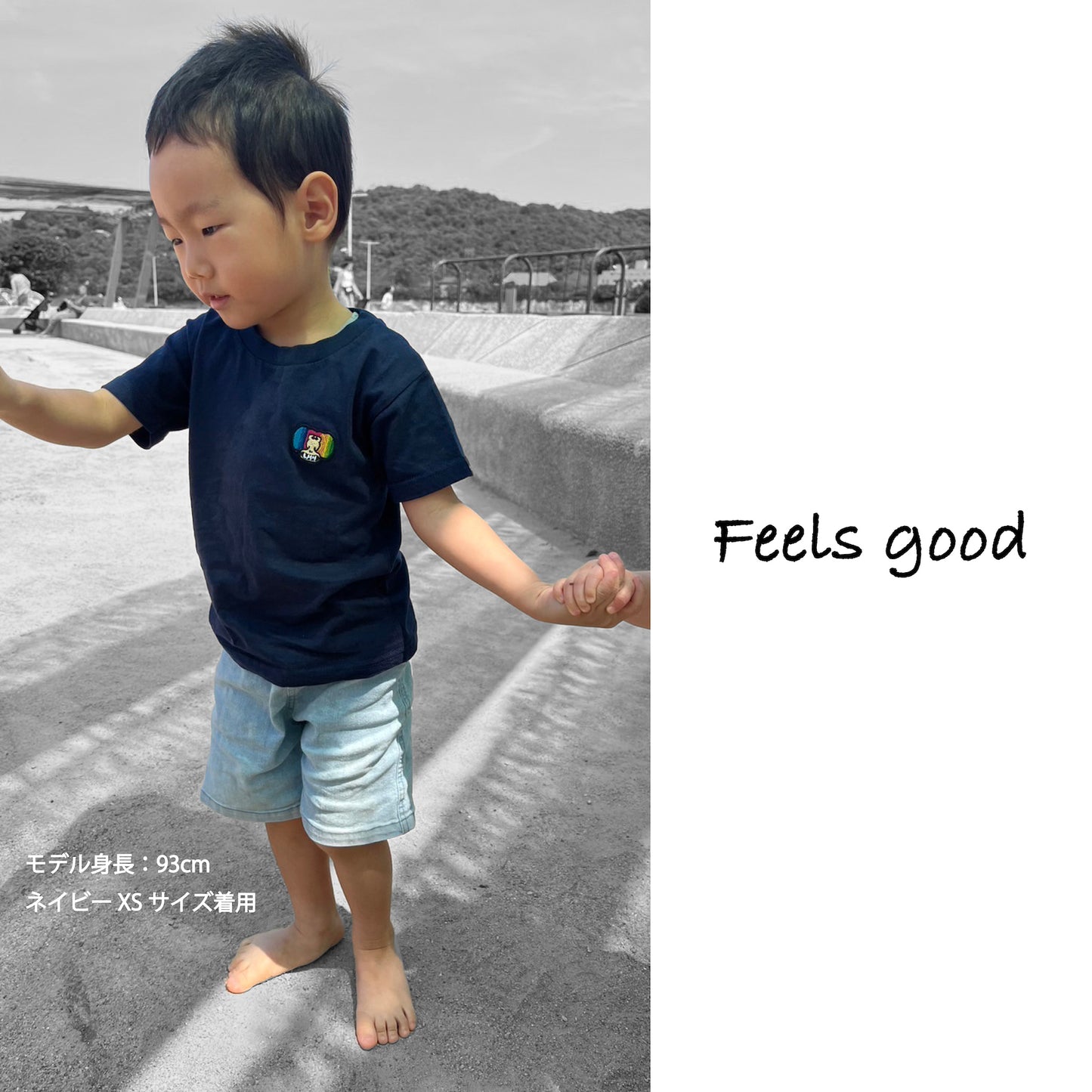 HiHi LABO Icon Embroidery T-shirt for kids/youth