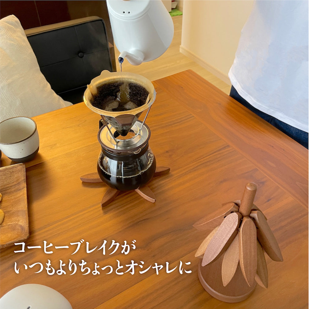 mokkii ツリー型 木製鍋敷き Trivets Tree