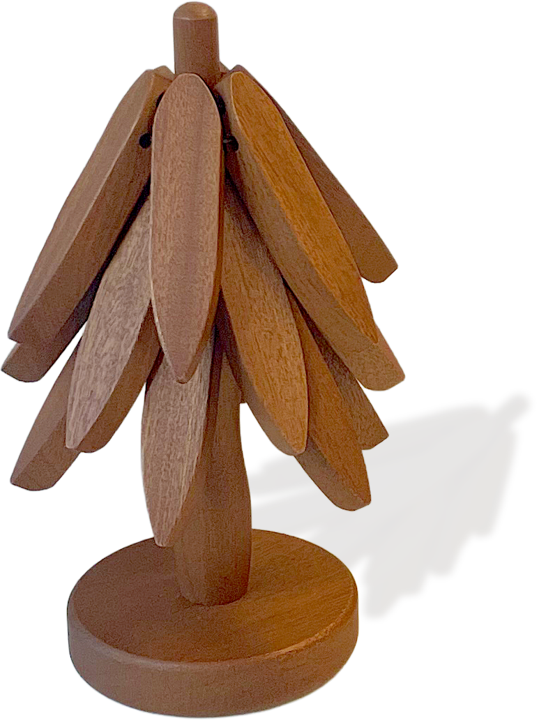 mokkii ツリー型 木製鍋敷き Trivets Tree