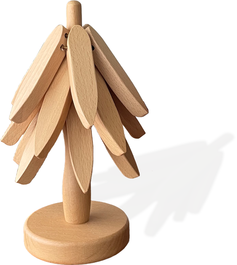 mokkii ツリー型 木製鍋敷き Trivets Tree