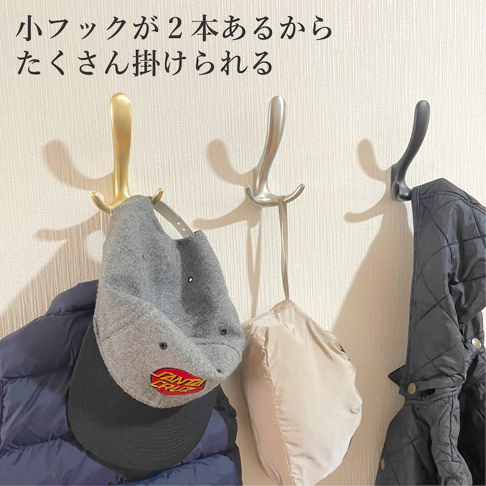 アルミ製 壁掛けフック